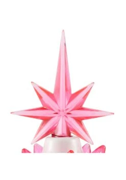 Kurt Adler Shop -Kurt Adler Shop 10 inch pink ceramic christmas tree decoration alt 1