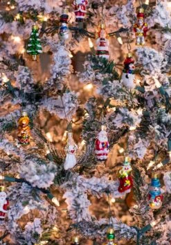 Kurt Adler 2" Petite Treasures 20pc Christmas Mini Glass Ornament Set