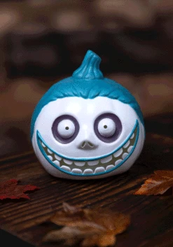 6" Nightmare Before Christmas Barrel Light Up Pumpkin Prop