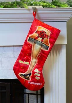 Kurt Adler A Christmas Story Leg Lamp Light Up Stocking