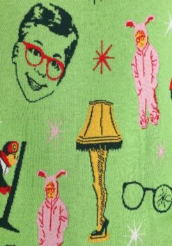 A Christmas Story Ugly Christmas Sweater For Adults -Kurt Adler Shop a christmas story ugly christmas sweater alt 1