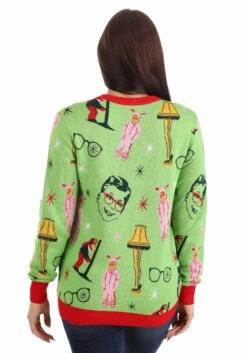 A Christmas Story Ugly Christmas Sweater For Adults -Kurt Adler Shop a christmas story ugly christmas sweater alt 2