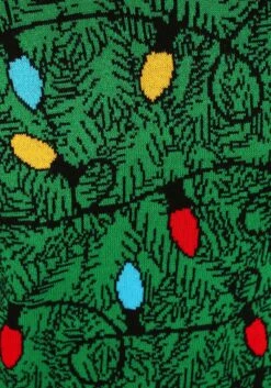 Adult 3D Squirrel In The Christmas Tree Unisex Ugly Sweater -Kurt Adler Shop adult 3d squirrel in the christmas tree ugly sweat alt 11