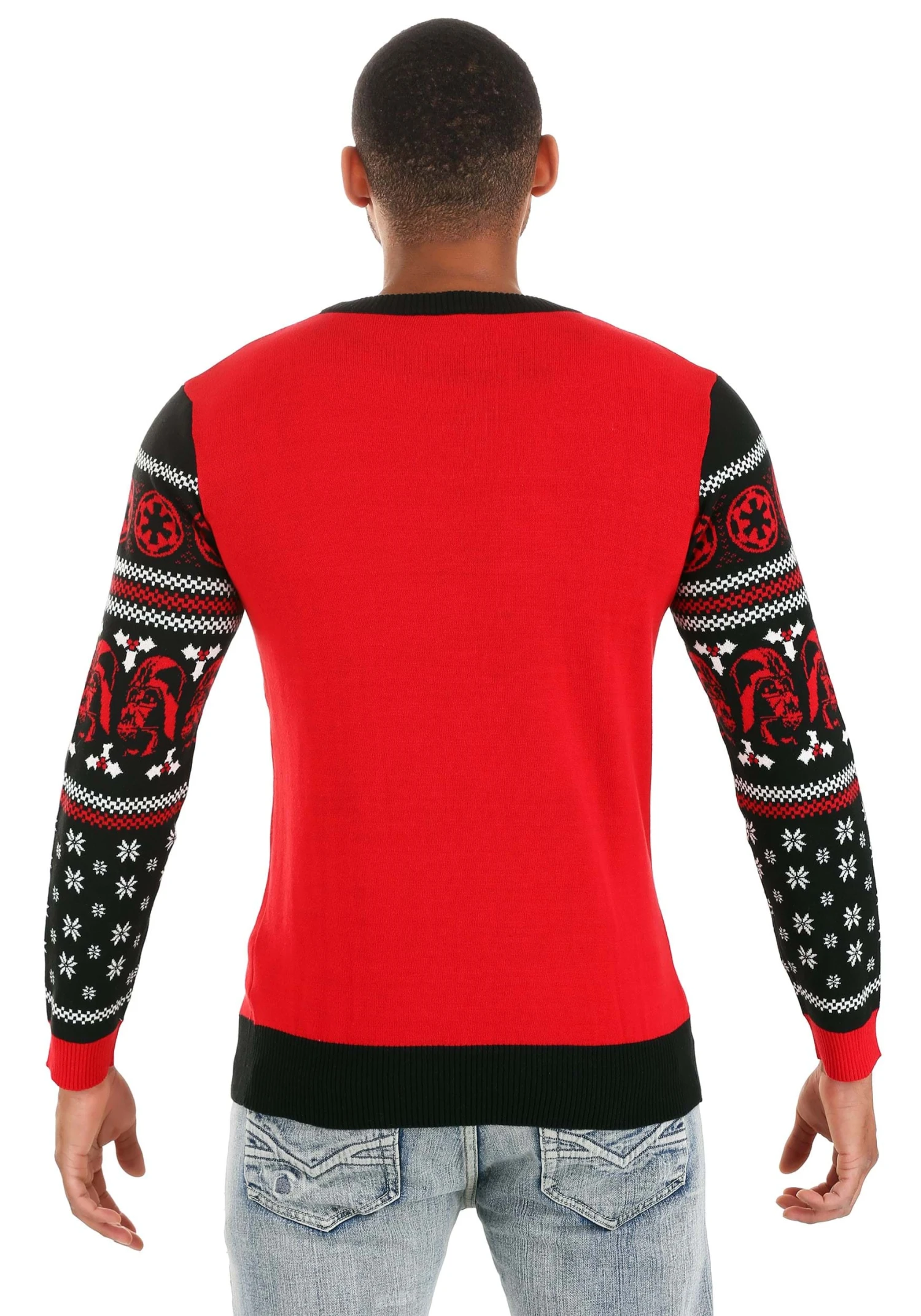 Adult Holly Jolly Sithmas Darth Vader Ugly Christmas Sweater 2 Adult Holly Jolly Sithmas Darth Vader Ugly Christmas Sweater - Image 2