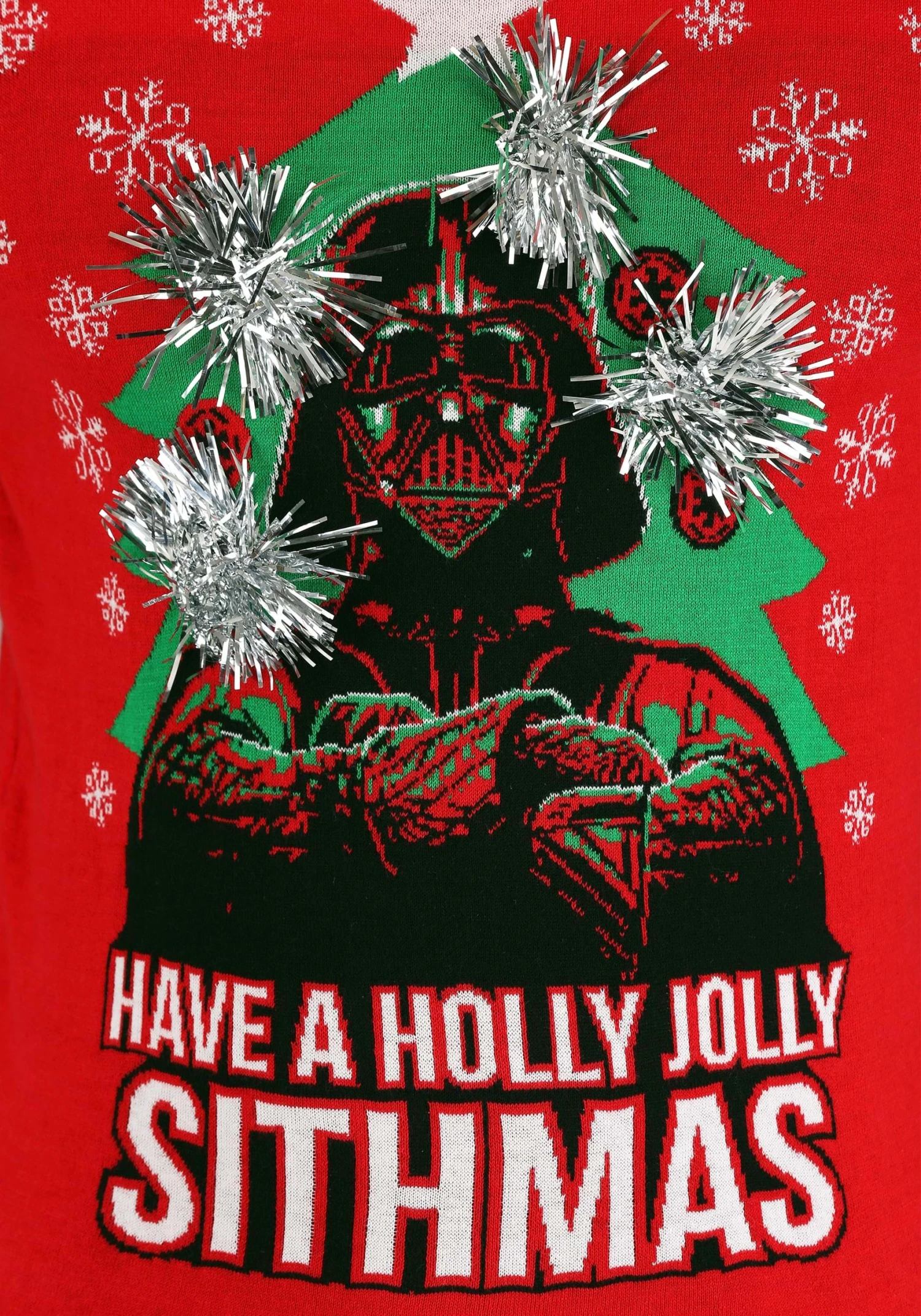 Adult Holly Jolly Sithmas Darth Vader Ugly Christmas Sweater 3 Adult Holly Jolly Sithmas Darth Vader Ugly Christmas Sweater - Image 3