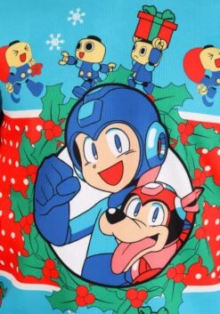Adult Mega Man Christmas Sweater 8 Adult Mega Man Christmas Sweater -Kurt Adler Shop adult megaman christmas sweater alt 2