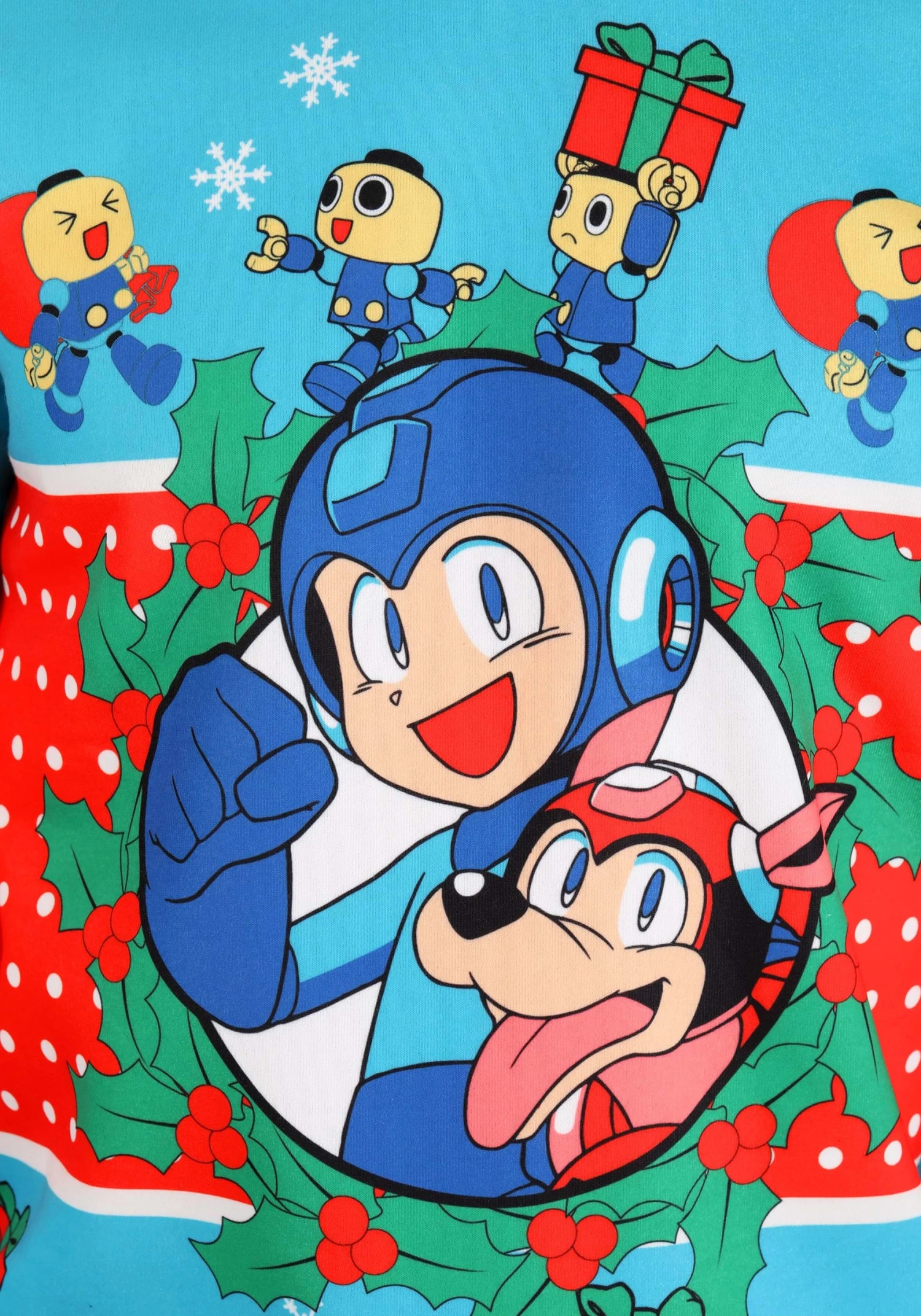 Adult Mega Man Christmas Sweater 3 Adult Mega Man Christmas Sweater - Image 3