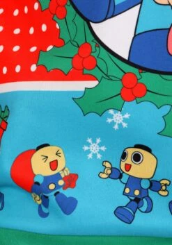 Adult Mega Man Christmas Sweater 9 Adult Mega Man Christmas Sweater -Kurt Adler Shop adult megaman christmas sweater alt 3