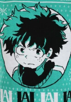 Adult My Hero Academia Ugly Christmas Sweater -Kurt Adler Shop adult my hero academia ugly christmas sweater alt 2