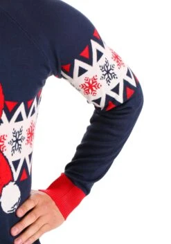 Adult Vintage Santa Unisex Ugly Christmas Sweater -Kurt Adler Shop adult vintage santa ugly christmas sweater alt 12