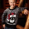Batman Holiday Hat Kids Ugly Christmas Sweater
