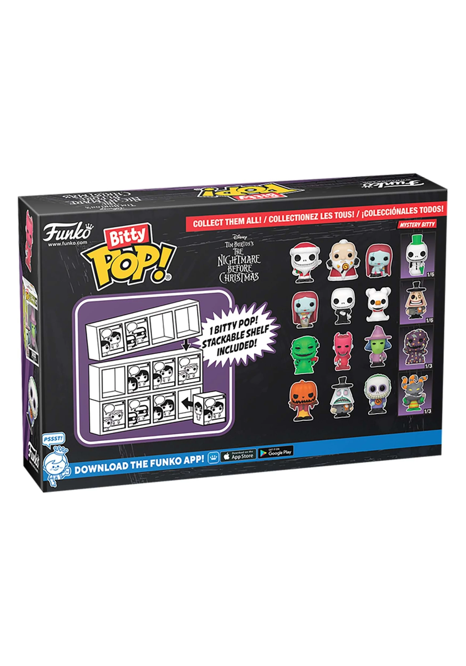 Bitty POP! Nightmare Before Christmas - Oogie Boogie 4 Pack 2 Bitty POP! Nightmare Before Christmas - Oogie Boogie 4 Pack - Image 2