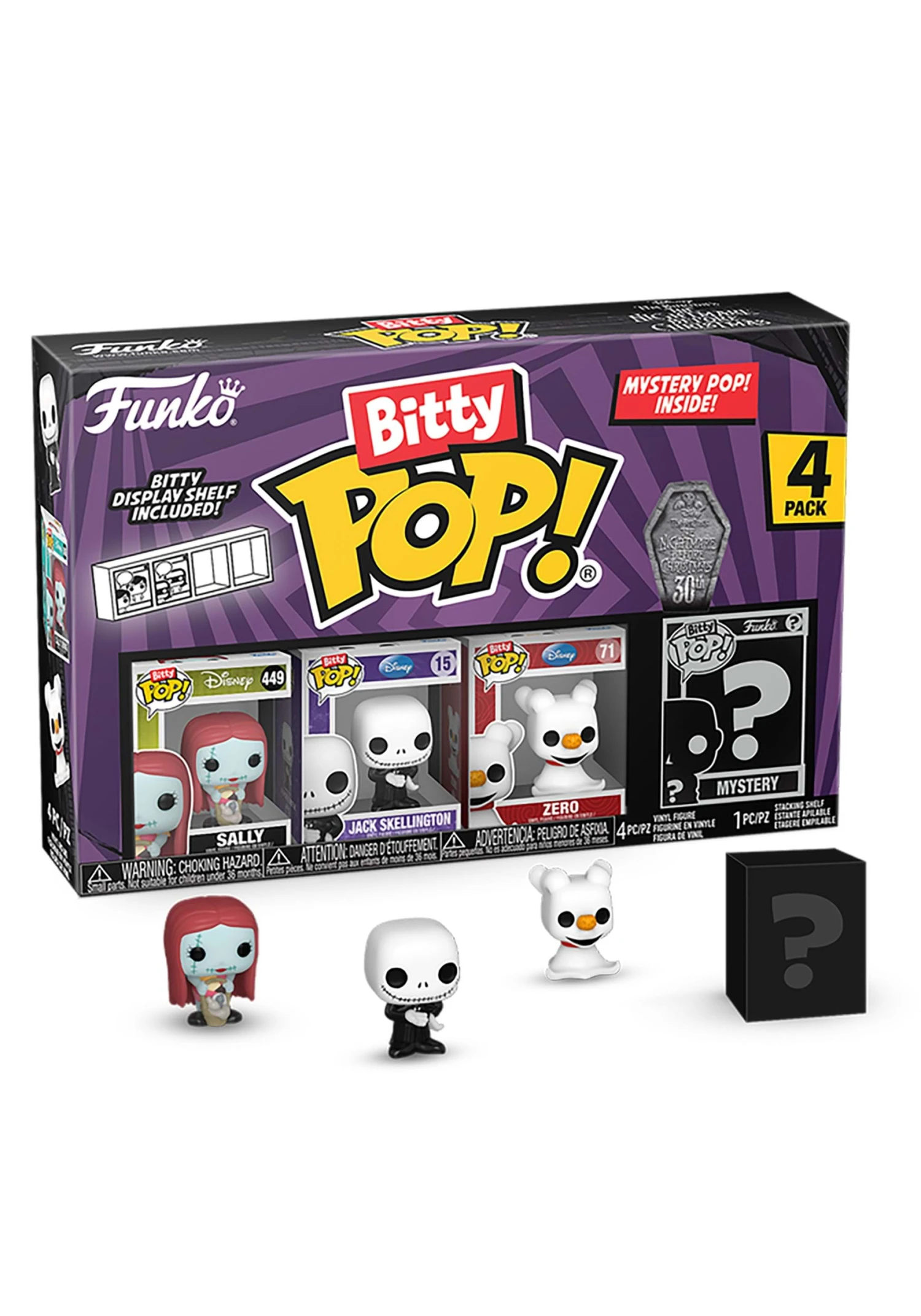 Bitty POP! Nightmare Before Christmas - Sally 4 Pack 1 Bitty POP! Nightmare Before Christmas - Sally 4 Pack