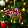 Camel Christmas Ornament Glass