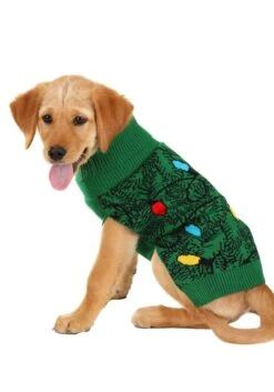 Christmas Tree Dog Sweater -Kurt Adler Shop christmas tree dog sweater alt 4
