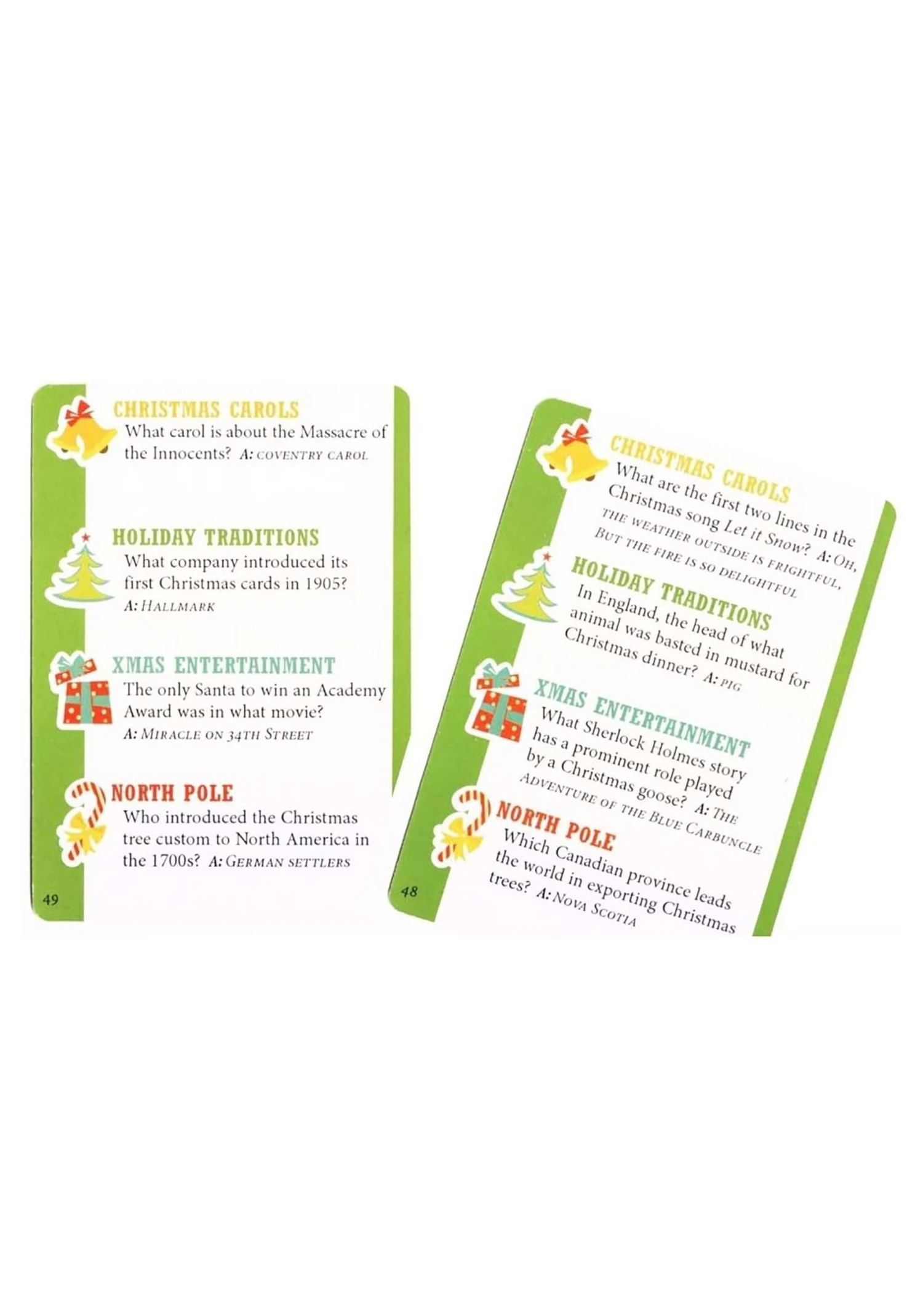 Christmas Trivia Card Game 3 Christmas Trivia Card Game - Image 3