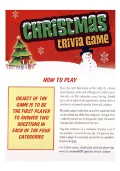 Christmas Trivia Card Game 9 Christmas Trivia Card Game -Kurt Adler Shop christmas trivia card game alt 4