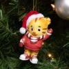 Kurt Adler Daniel Tiger W/ Santa Hat Christmas Tree Ornament
