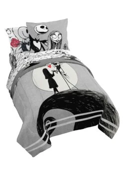 5 Piece Nightmare Before Christmas Moonlight Twin Bed Set