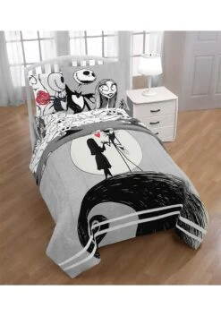 5 Piece Nightmare Before Christmas Moonlight Twin Bed Set -Kurt Adler Shop disney nightmare before christmas moonlight 5 piec alt 2