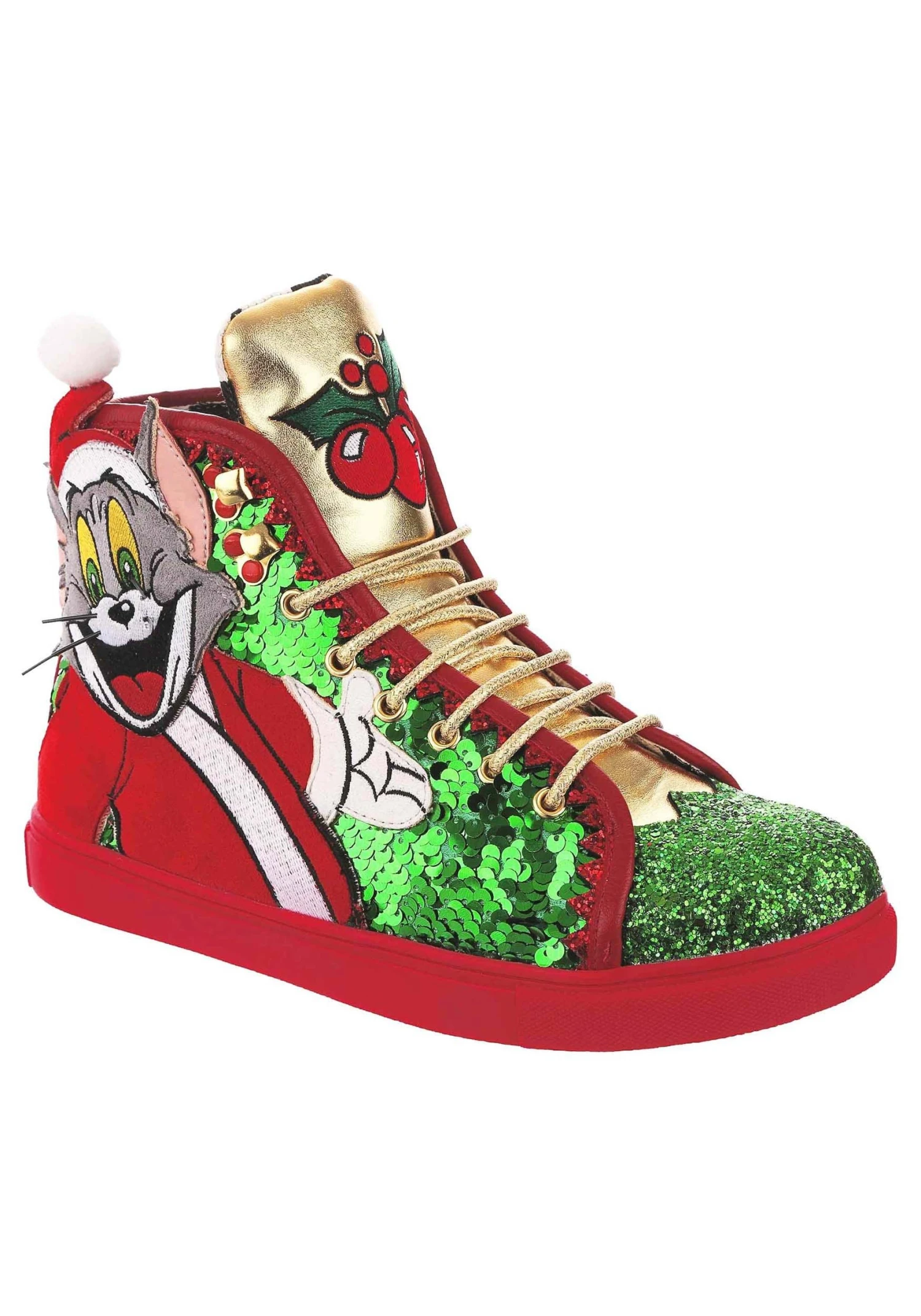Irregular Choice Tom And Jerry Christmas Crackers Sneakers 2 Irregular Choice Tom And Jerry Christmas Crackers Sneakers - Image 2