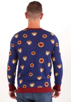 Jay And Silent Bob Buddy Christ Jesus Ugly Christmas Sweater -Kurt Adler Shop jay and silent bob buddy christ ugly sweater alt 4