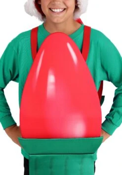 Kid's Christmas Light Bulb Costume -Kurt Adler Shop kids christmas light bulb costume alt 2