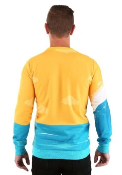 Mele Kalikimaka Surfing Santa Ugly Christmas Sweatshirt -Kurt Adler Shop mele kalikimaka surfing santa ugly christmas sweater at 3