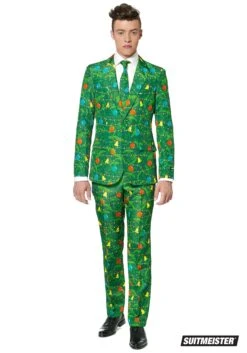 Men's Green Christmas Tree Suitmeister
