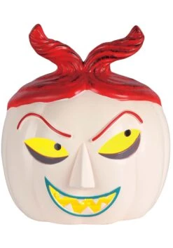 6" Nightmare Before Christmas Lock Light Up Pumpkin Prop -Kurt Adler Shop nightmare before christmas 6 lock light up pumpki alt 3