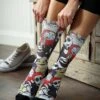 Nightmare Before Christmas Character Collage Sublimated Sock