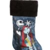 Kurt Adler Nightmare Before Christmas Jack & Sally Stocking