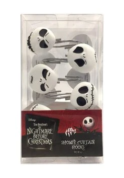 Nightmare Before Christmas Jack Skellington 12-Piece Shower -Kurt Adler Shop nightmare before christmas jack skellington 12 piece shower3