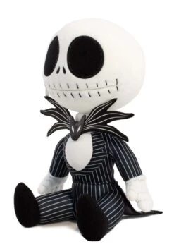 Nightmare Before Christmas Jack Zippermouth Stuffed Figure -Kurt Adler Shop nightmare before christmas jack skellington zipper alt 6