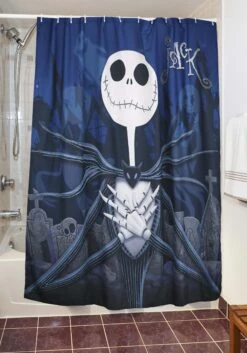 Nightmare Before Christmas Moonlight Madness Shower Curtain