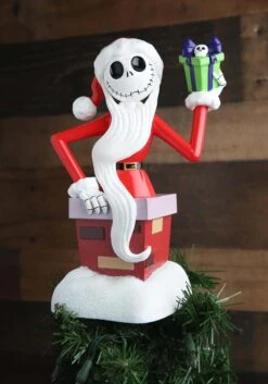 Kurt Adler Nightmare Before Christmas Santa Jack Tree Topper