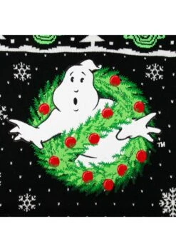 Adult Ghostbusters Christmas Ugly Sweater -Kurt Adler Shop official ghostbusters christmas ugly sweater alt 3