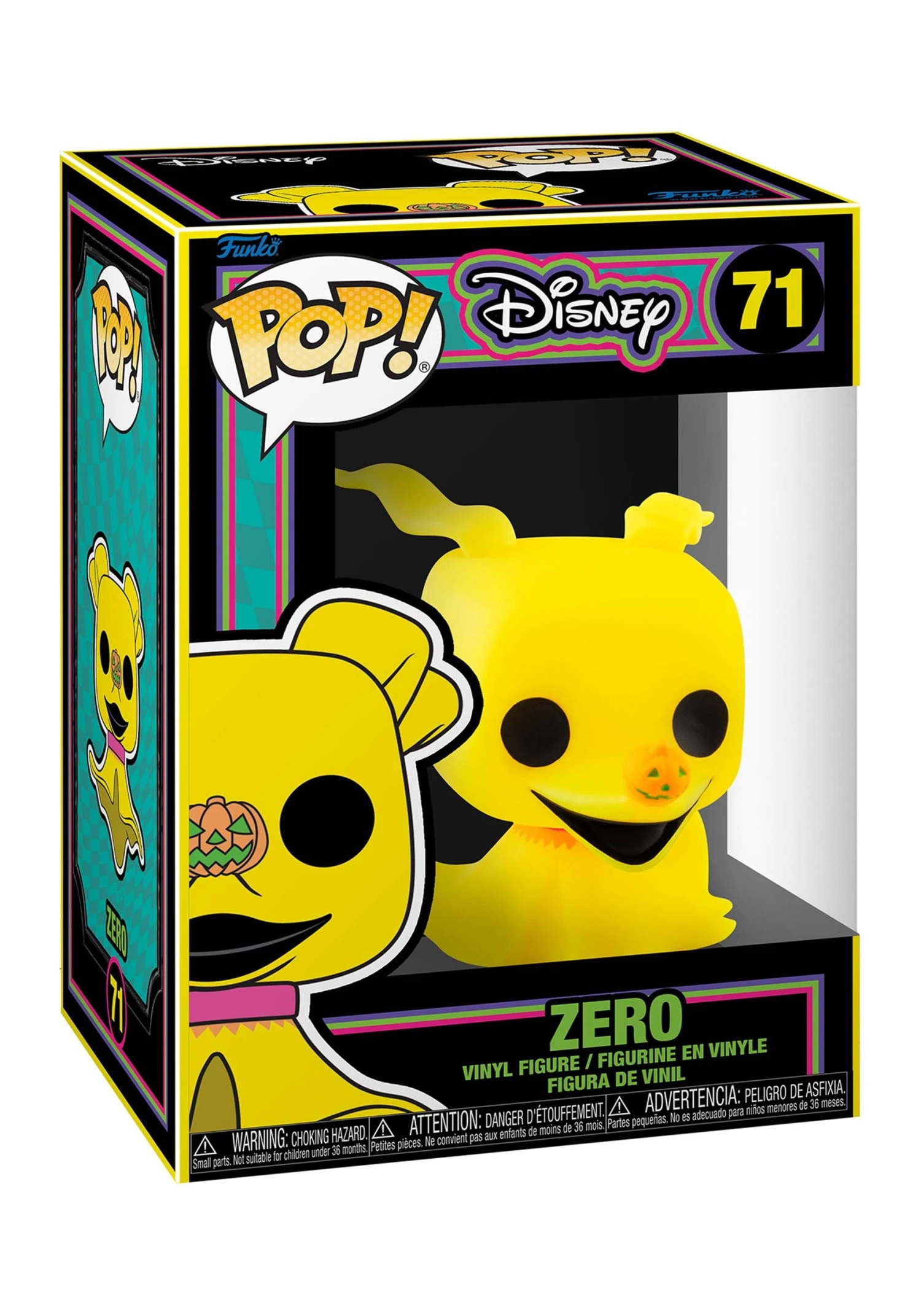 POP! Disney: Nightmare Before Christmas Black Light- Zero 2 POP! Disney: Nightmare Before Christmas Black Light- Zero - Image 2