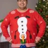 Snowman Balls Ugly Christmas Sweater