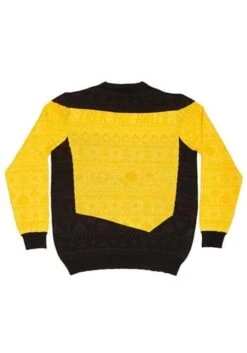 Star Trek Yellow Christmas Sweater -Kurt Adler Shop star trek yellow christmas sweater alt 8