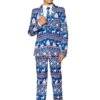 Suitmeister Christmas Blue Nordic Boy's Suit
