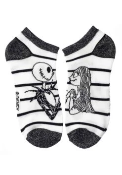 Nightmare Before Christmas 5 Pair Ankle Socks -Kurt Adler Shop the nightmare before christmas 5 pair ankle socks alt 2