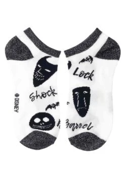 Nightmare Before Christmas 5 Pair Ankle Socks -Kurt Adler Shop the nightmare before christmas 5 pair ankle socks alt 4