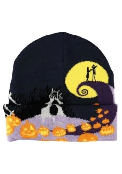 The Nightmare Before Christmas Landscape Adult Beanie