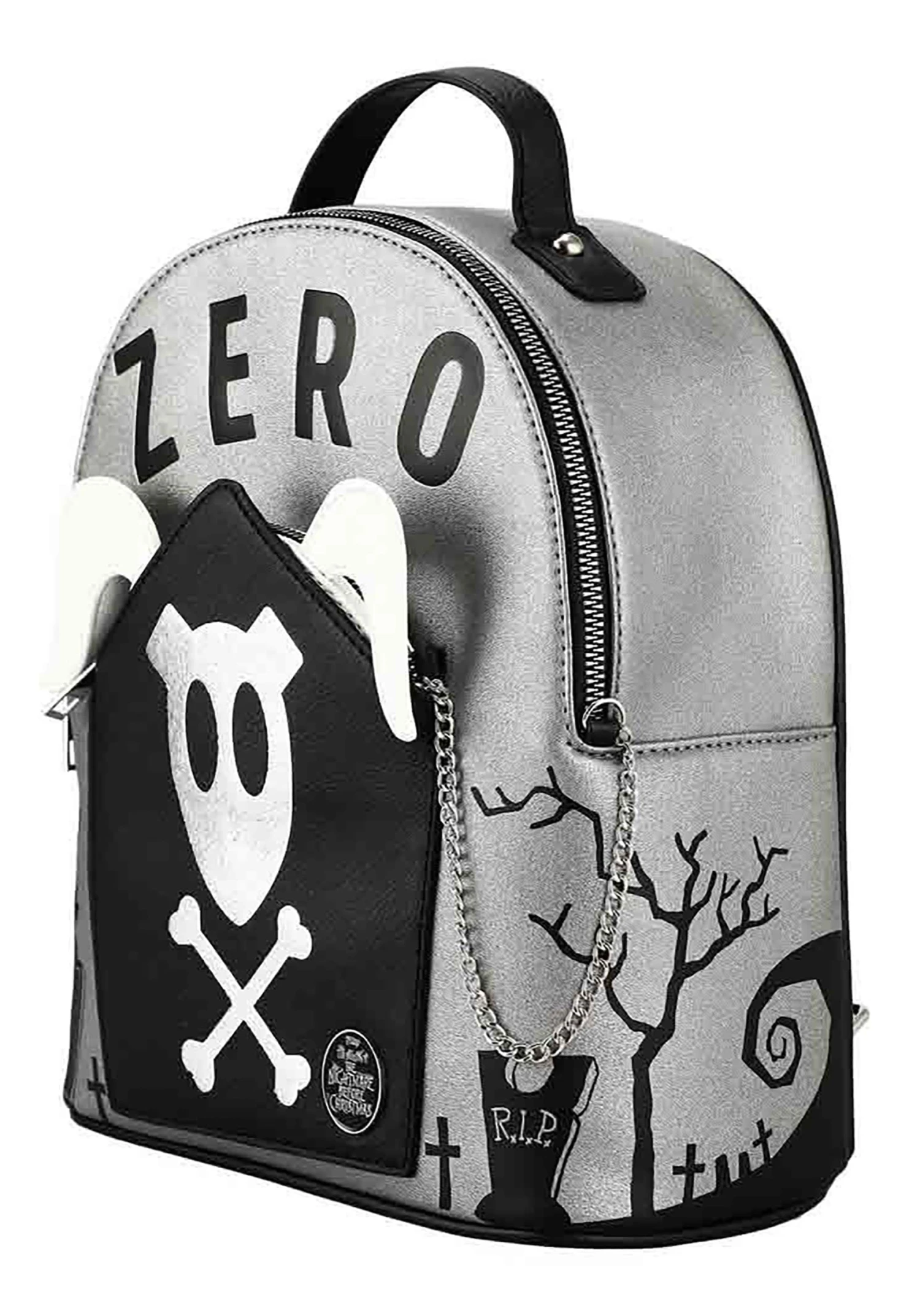 Nightmare Before Christmas Zero Attached Zip Pouch Backpack 3 Nightmare Before Christmas Zero Attached Zip Pouch Backpack - Image 3