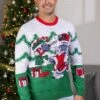 Tom And Jerry Scenic Adult Ugly Christmas Sweater