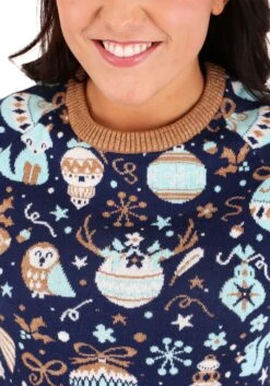 Womens Christmas Tree Ornaments Ugly Sweater -Kurt Adler Shop womens christmas tree ornaments ugly sweater alt3