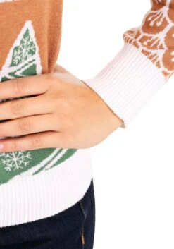 Womens Gingerbread House Ugly Christmas Sweater -Kurt Adler Shop womens gingerbread house ugly christmas sweater alt 8