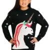 Youth Tipsy Elves Christmas Unicorn Ugly Christmas Sweater